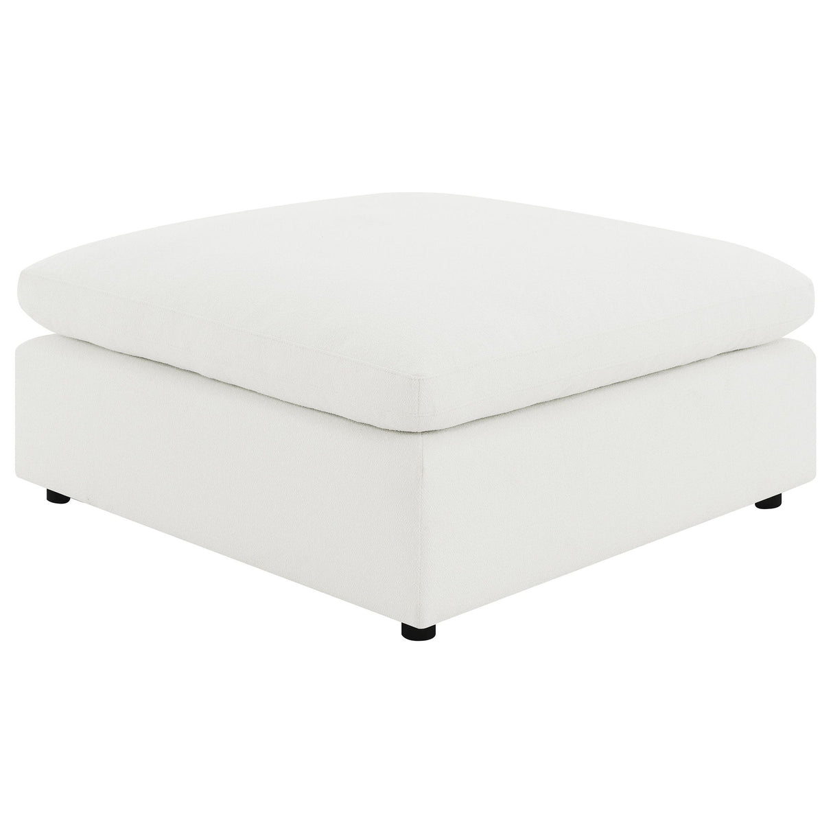 Segoura - 6 Piece Upholstered Modular Sectional With Ottoman - Ivory