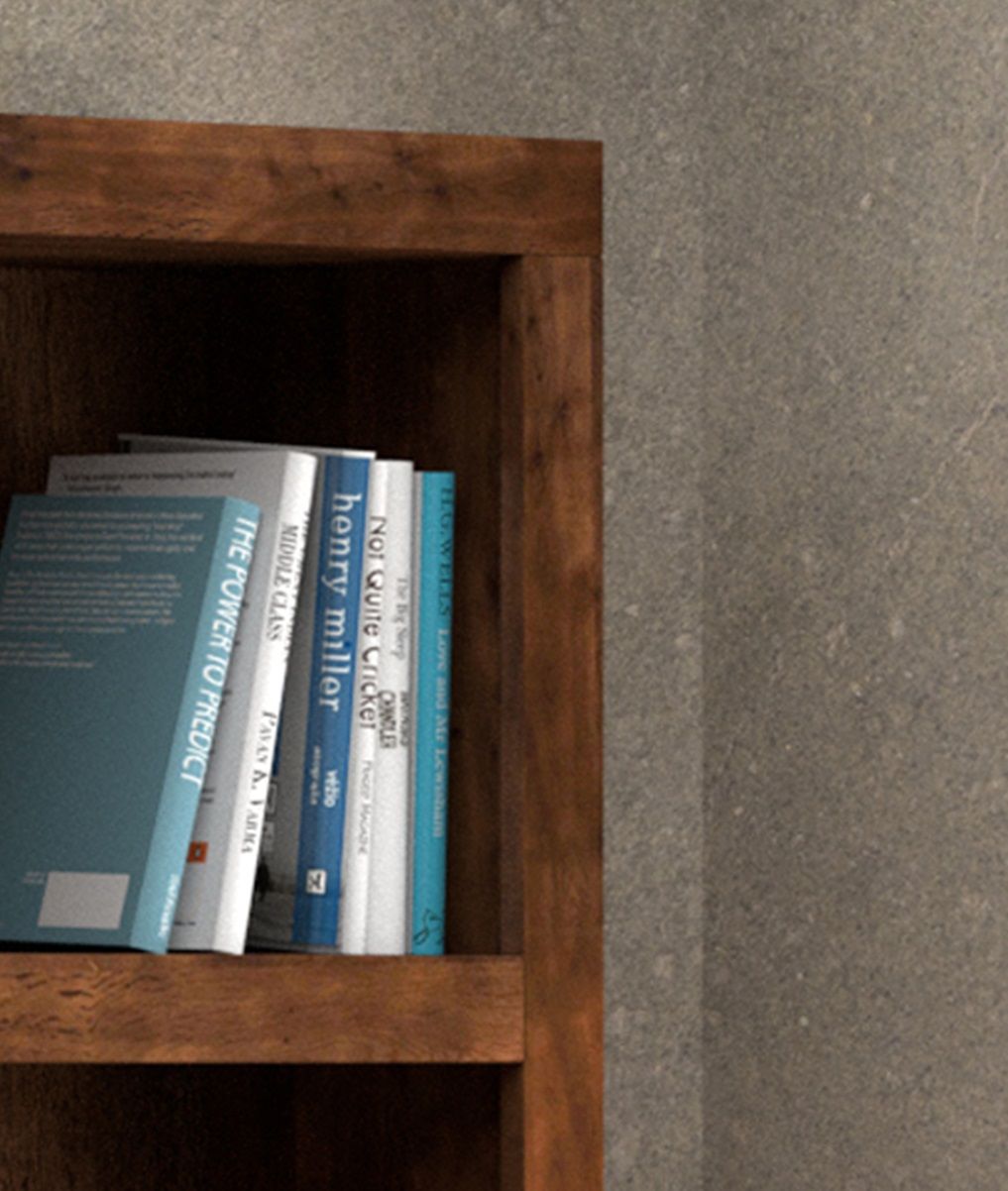 Closed Back High Bookcase