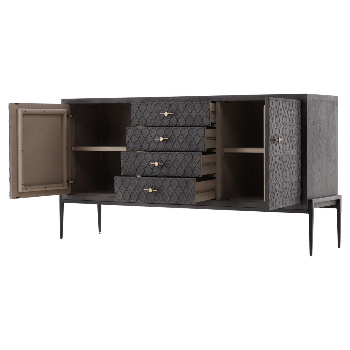 Stevens - Sideboard - Black