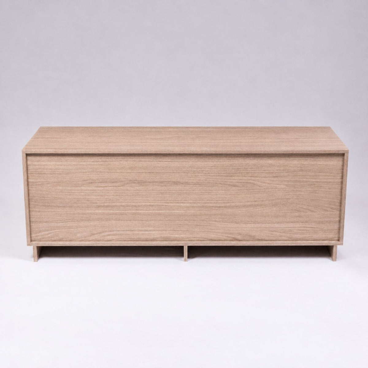 TV Stand For TVs Up To 60" With 2 Doors And 2 Drawers - Natural Walnut