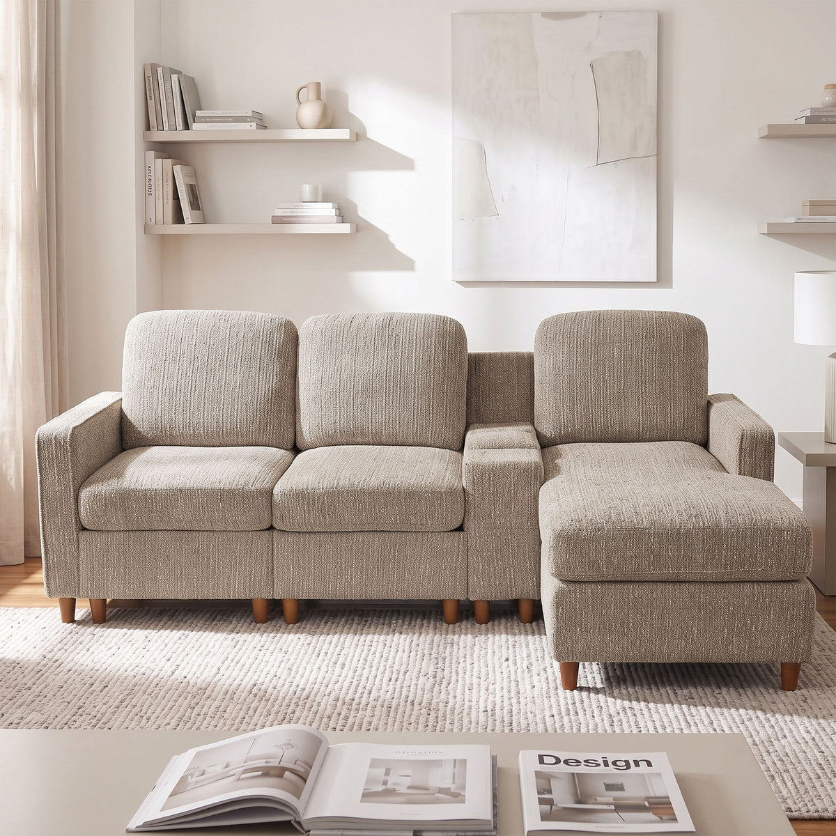 L - Sectional Sofa With Reversible Chaise