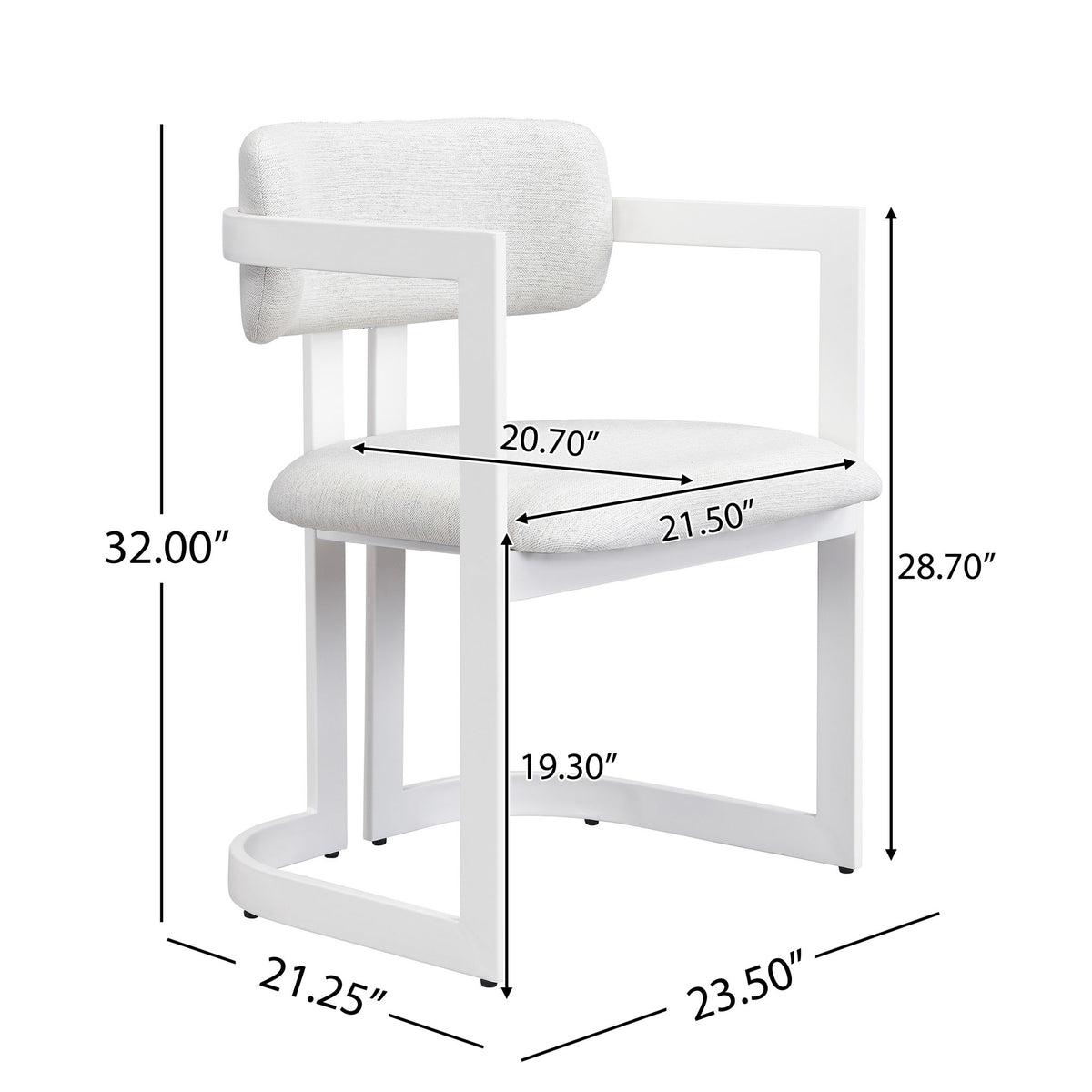 Upholstered Dining Armchairs (Set of 2)