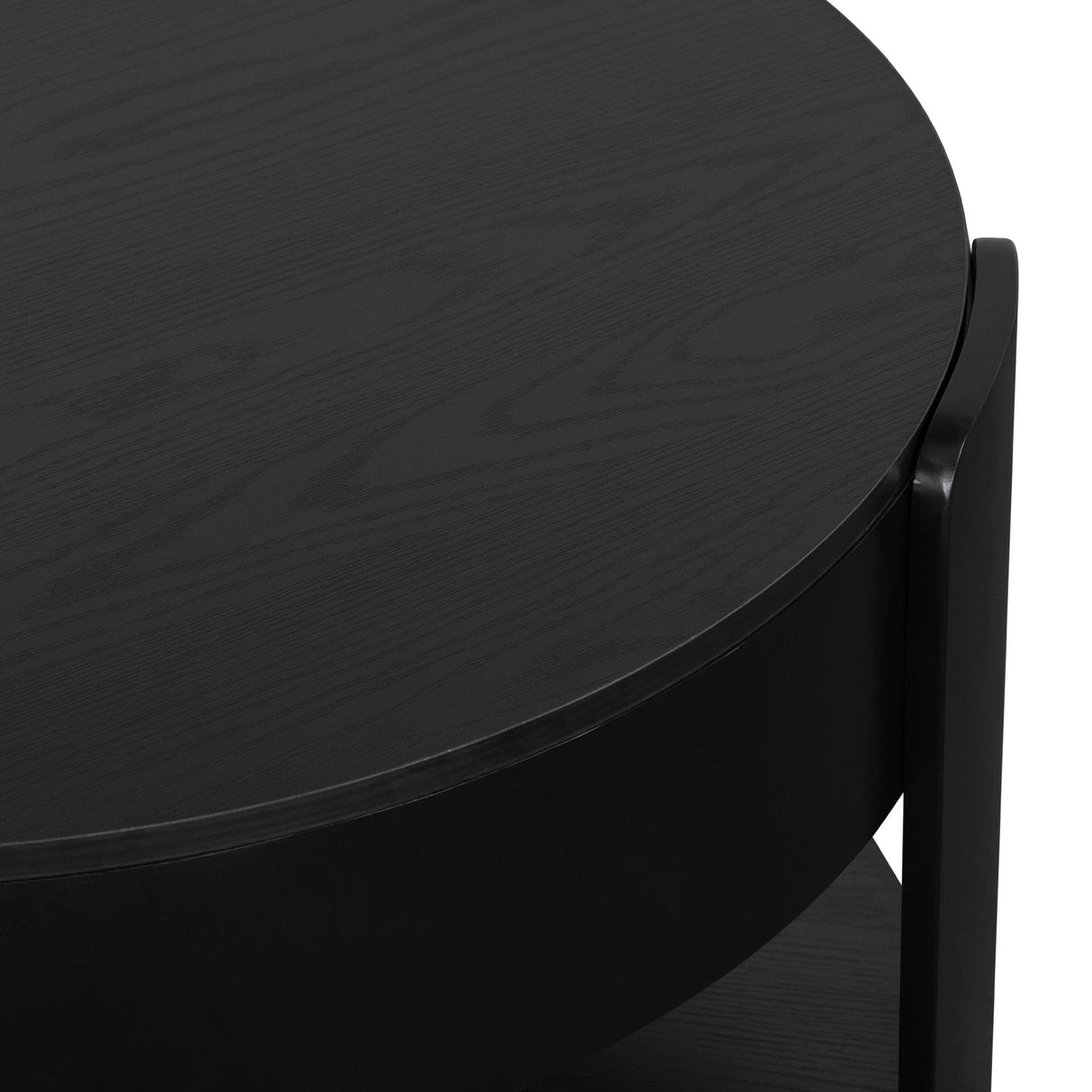 Round Lift Top Coffee Table With Hidden Storage