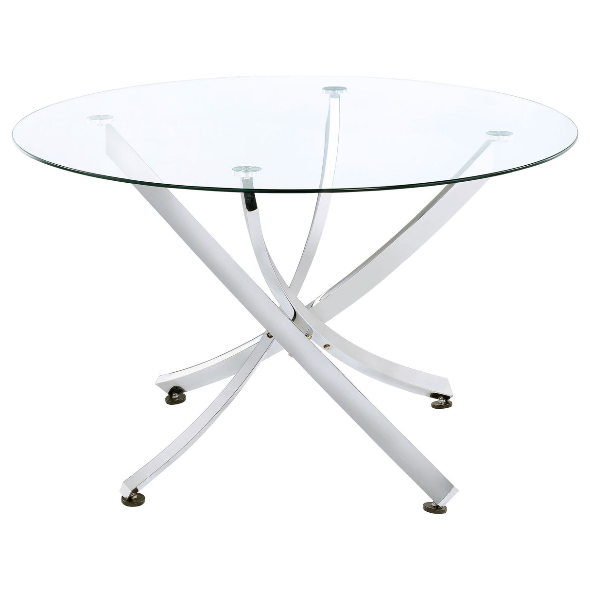 Compson - 5 Piece Dining Set - Chrome