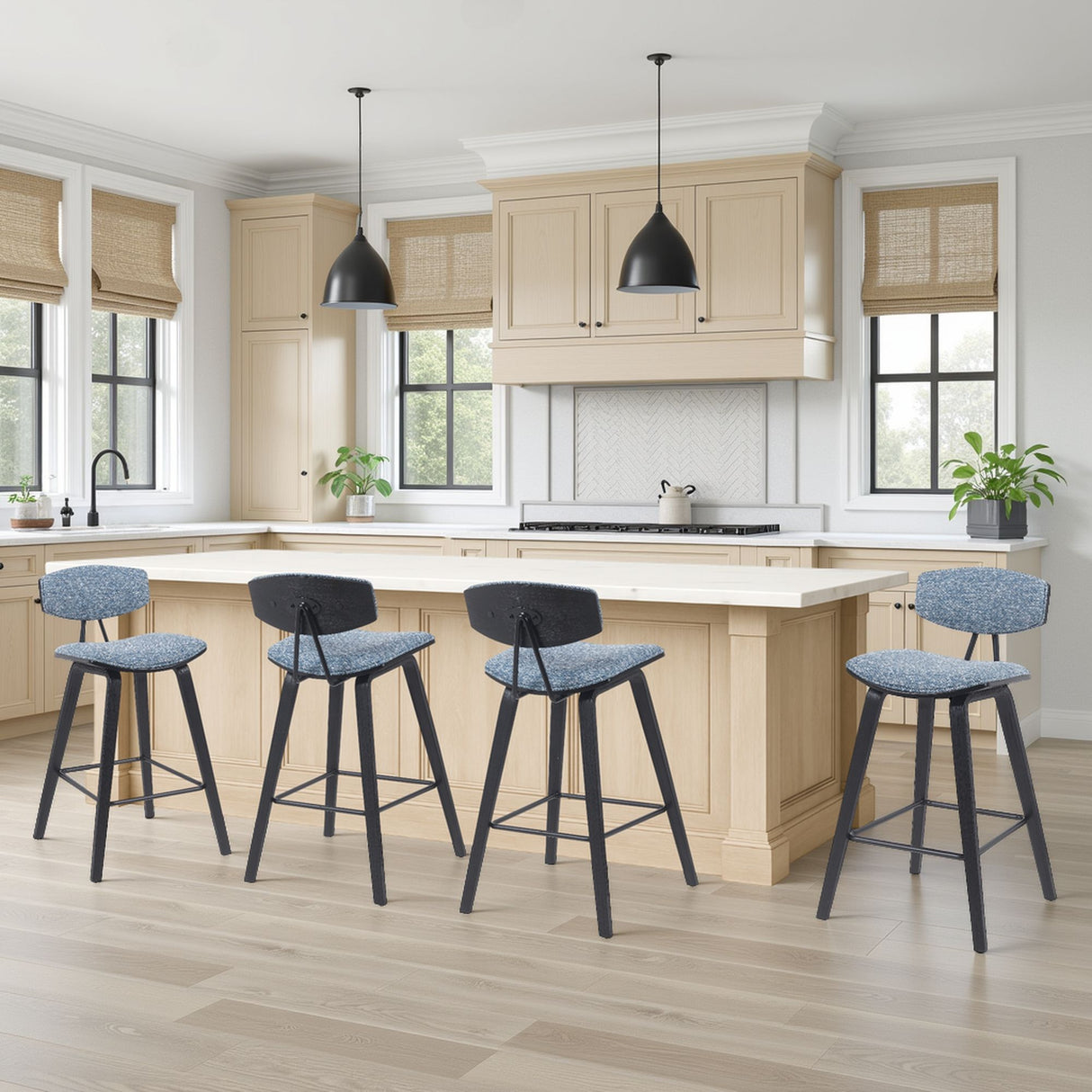 Fox - Mid-Century Modern Counter Stool