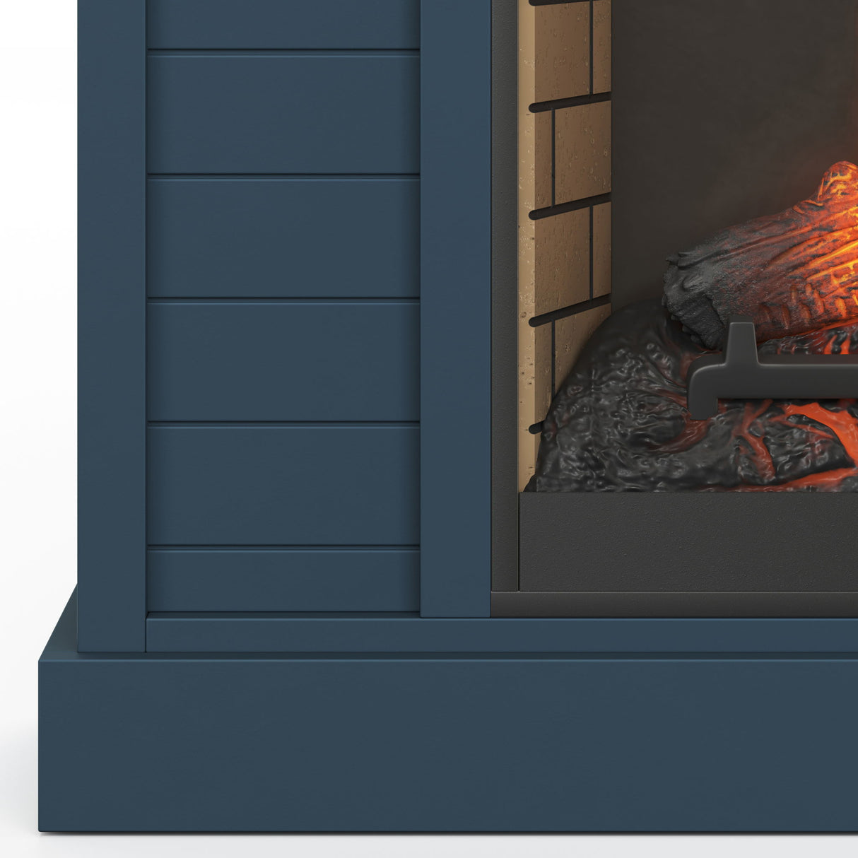 48" Fireplace With Mantel