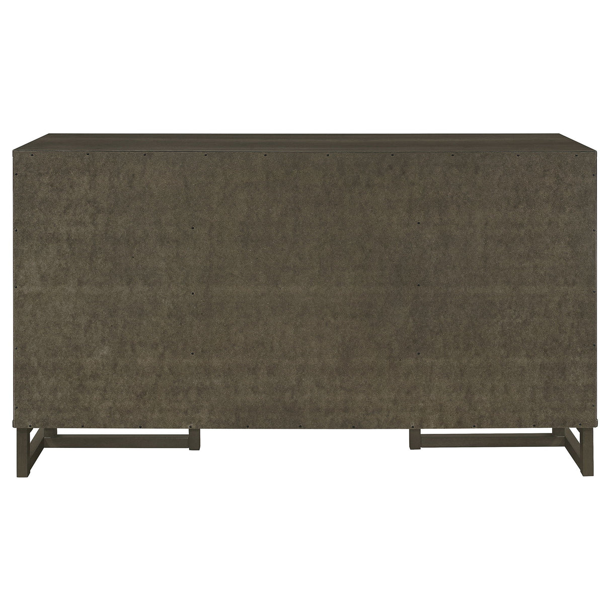 Glenmoor - 3 Drawer Server With 2 Cabinets - Dark Gray