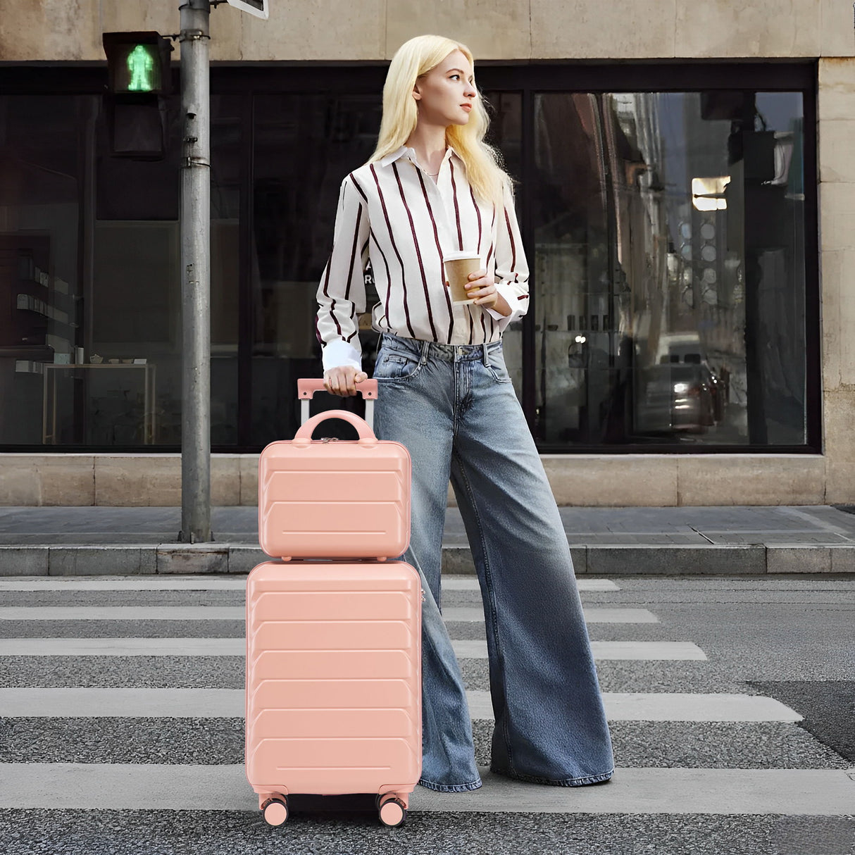 Spinner Luggage Set & Combination Lock