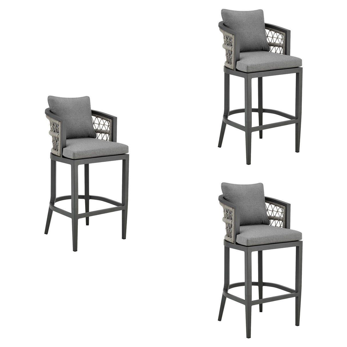 Zella - Outdoor Patio Bar Stool Set