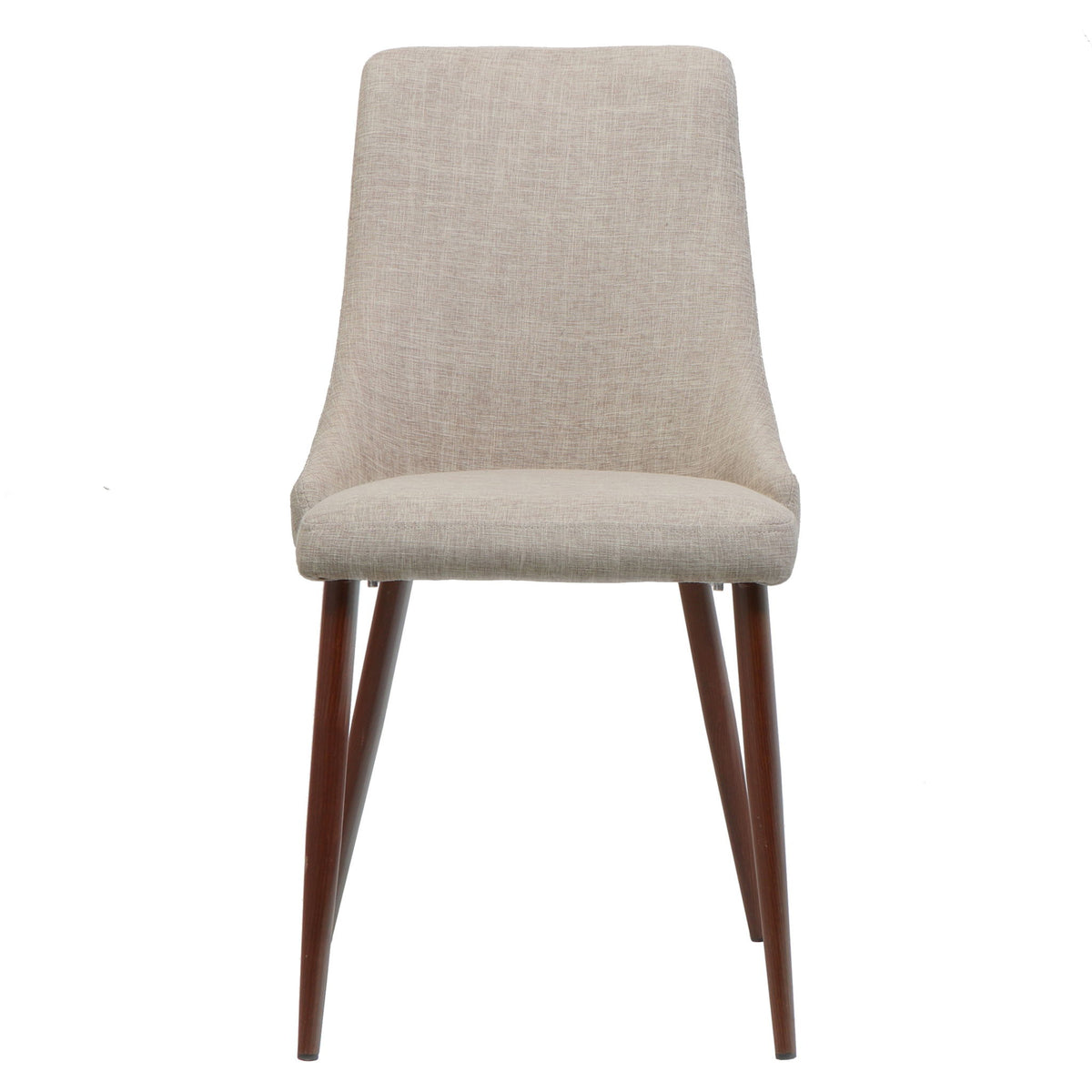 Mid Century Modern Fabric Armless Dining Chair