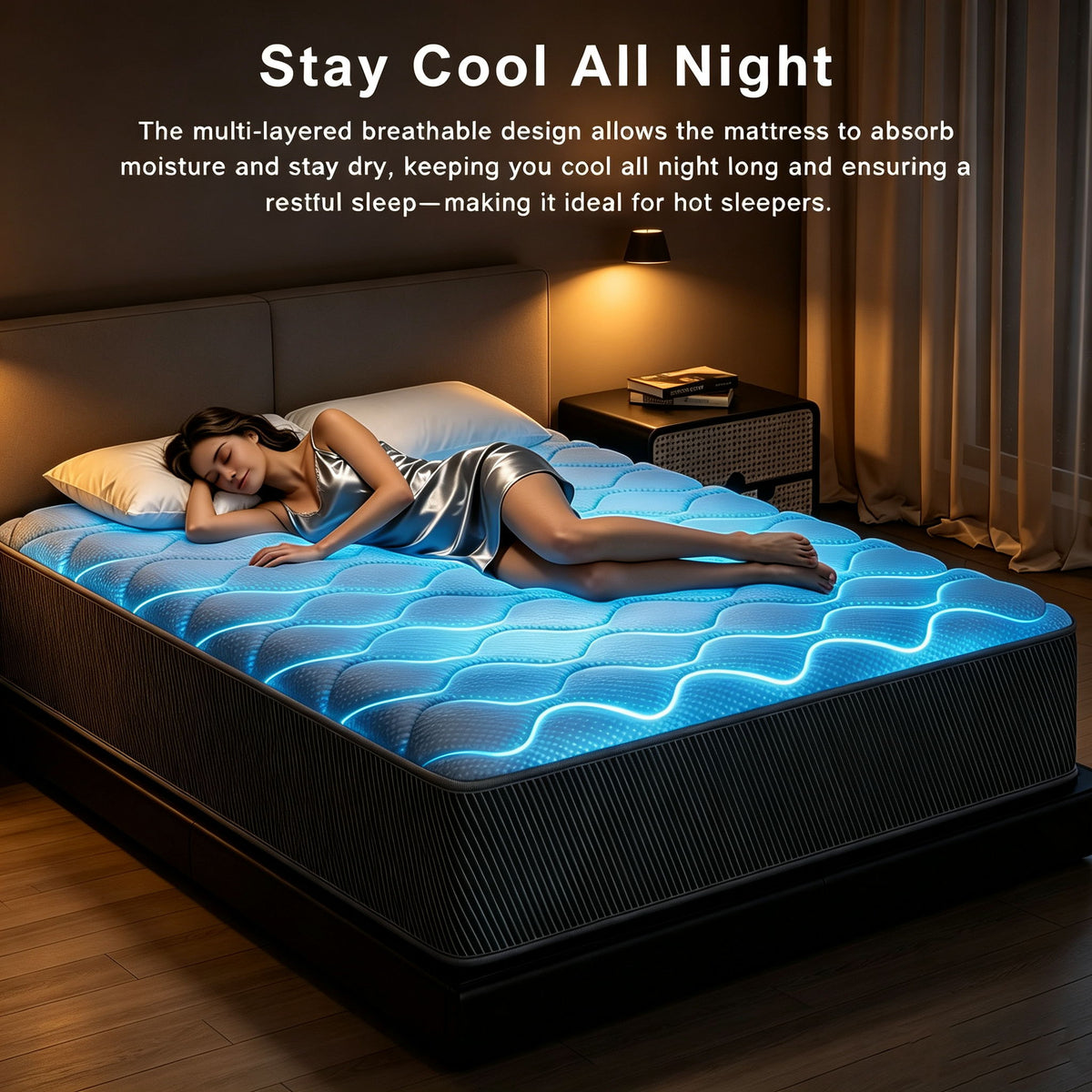 10" Hybrid Mattress With Individual Pocket Coils And Memory Foam