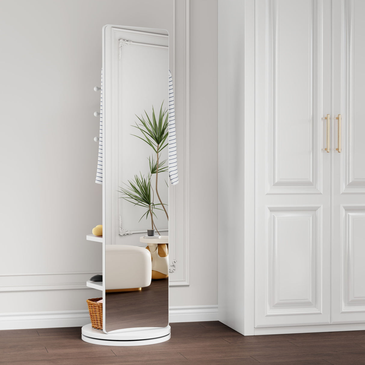 3 In 1 Multifunctional Full Length Clothing Mirror