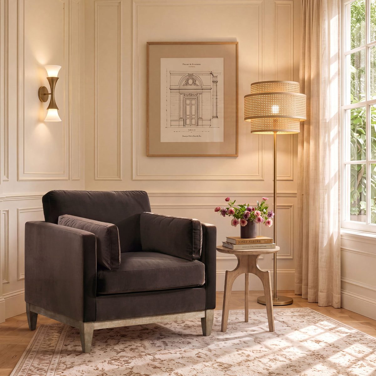 Knox - Modern Farmhouse Arm Chair