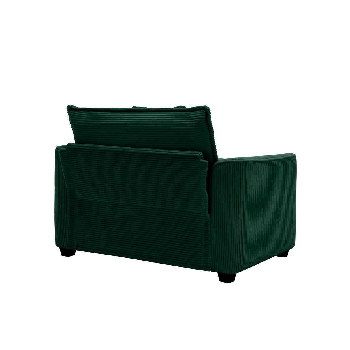 Modern Classic Fabric Single Chair Deep Seat Sofa With Pillow