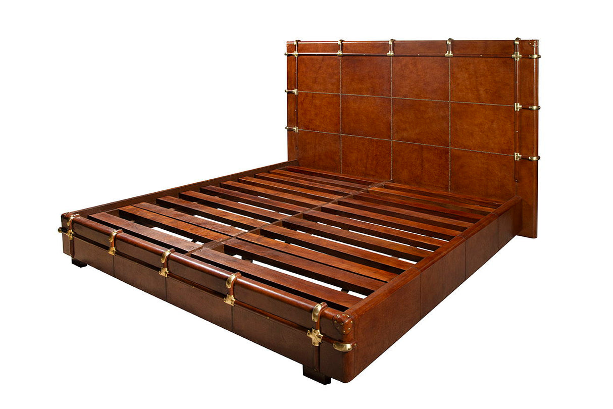 Gentlemen's - King Bed - Dark Brown