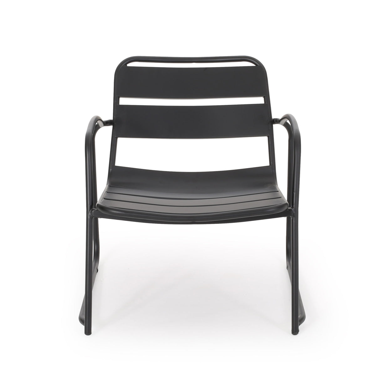 Modern Conrad Chair Outdoor Seating - Matte Black