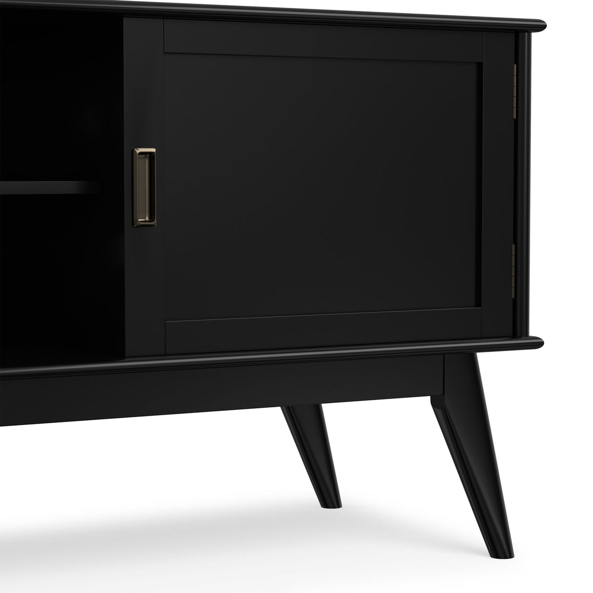 Draper - Handcrafted Mid Century Low TV Media Stand