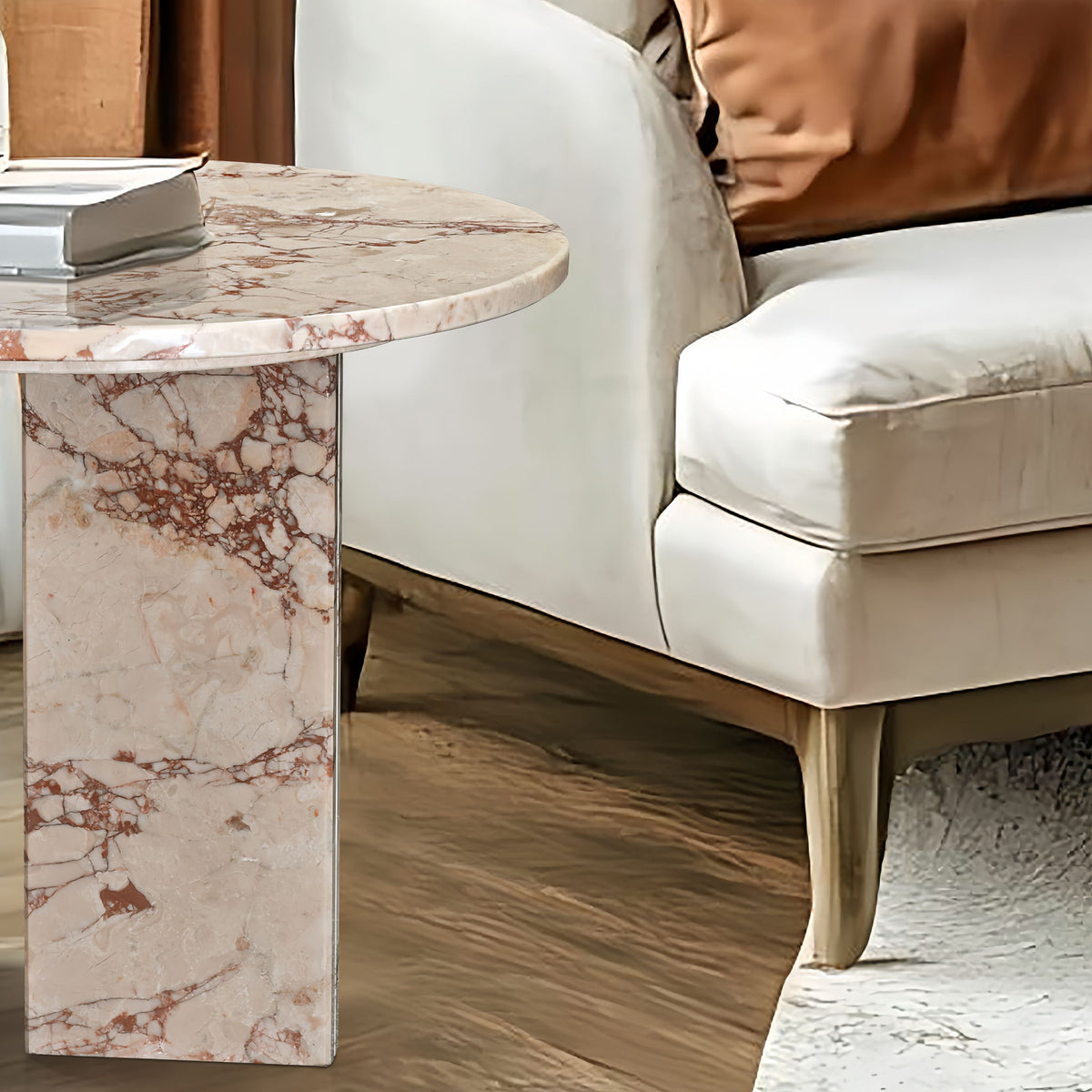 Luxury Coffee Table With Unique Veining, Unique Stone Design