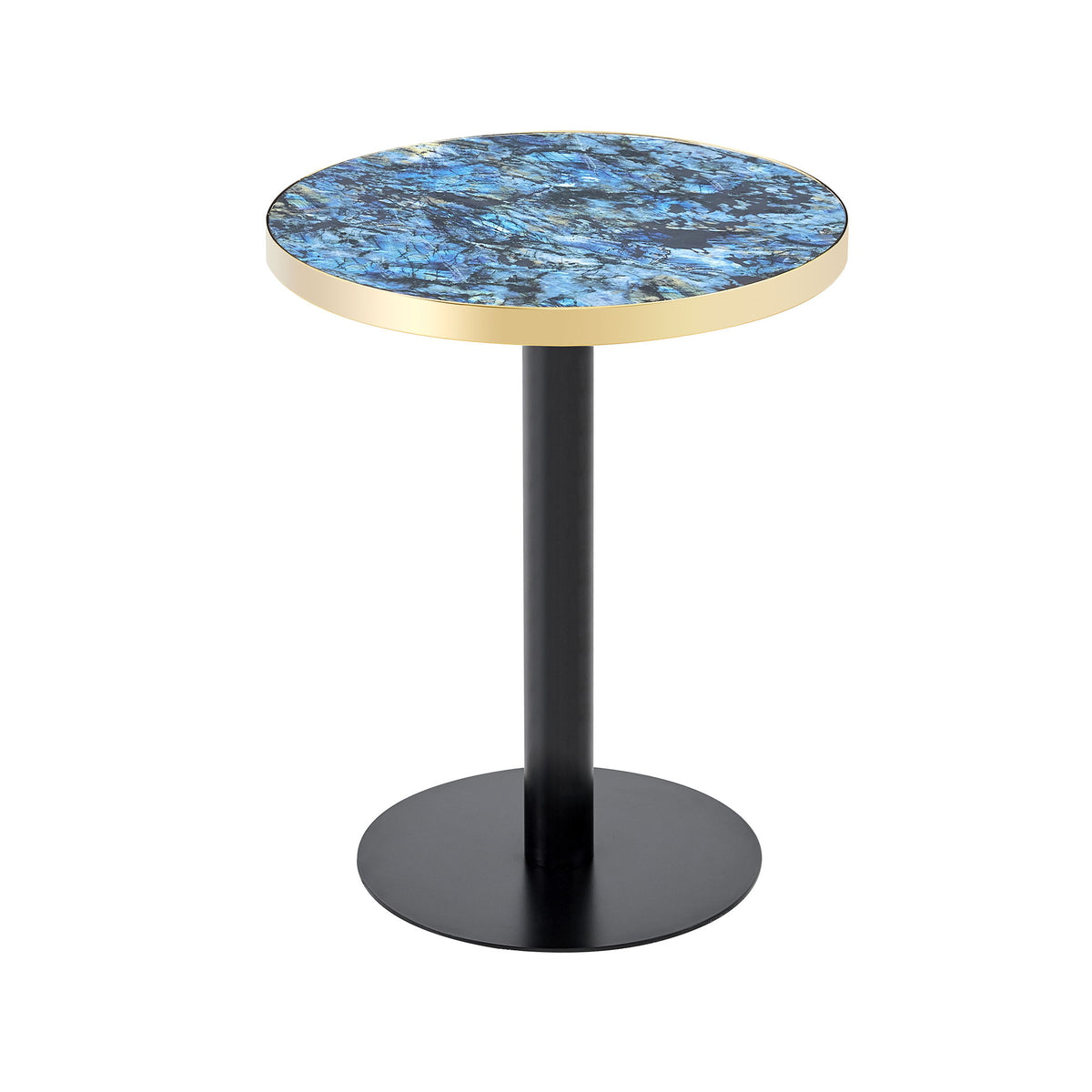 Round Bistro Coffee Table - Blue