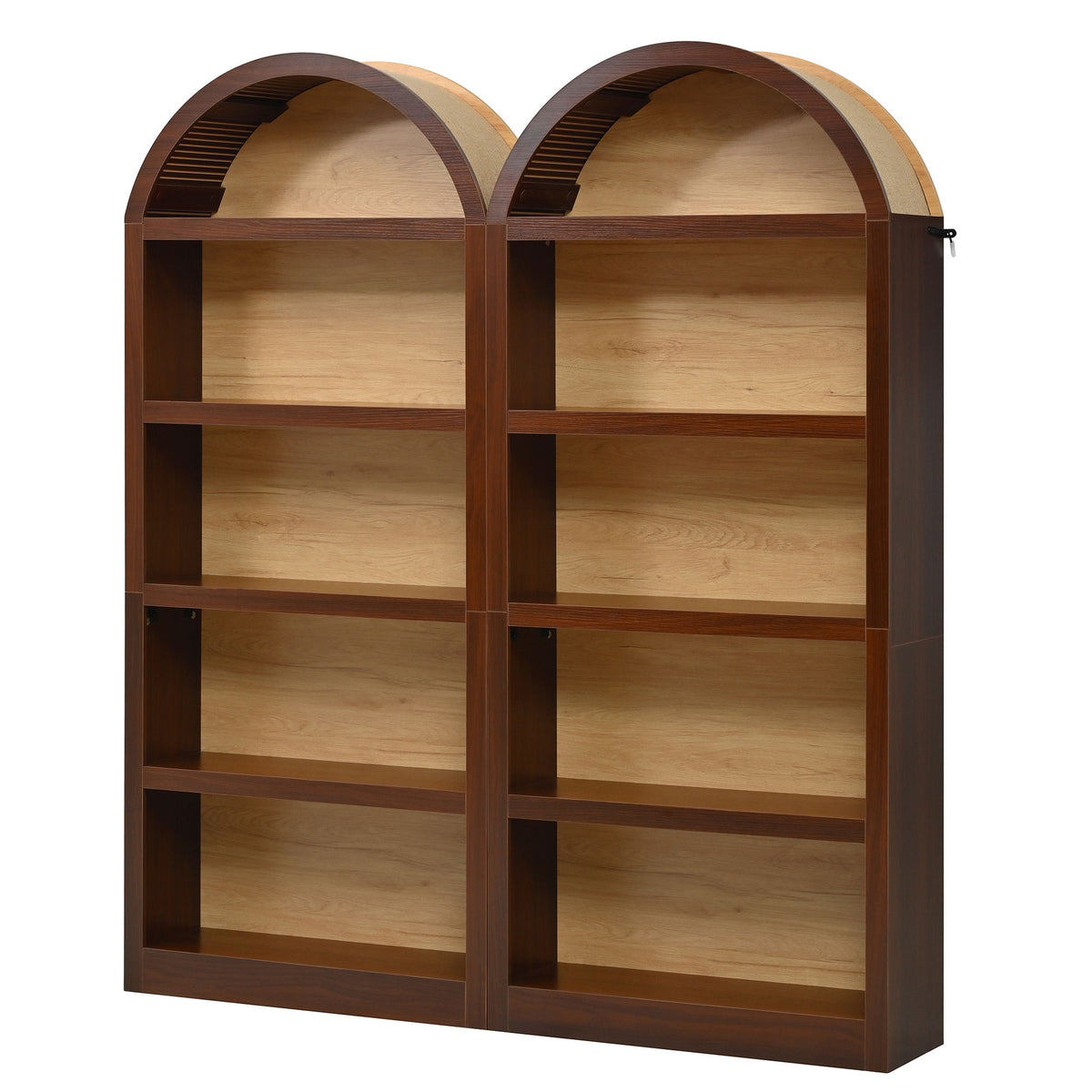 Freestanding Tall Bookshelves (Set of 2)