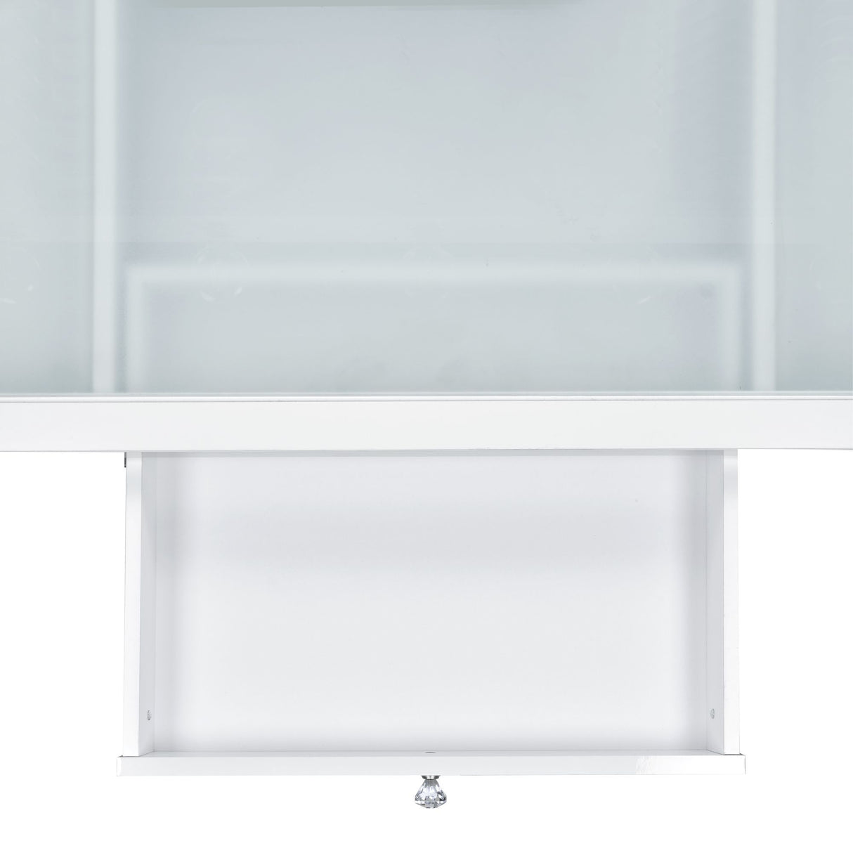 Ariana - Complete Vanity With Lightbulbs - Glossy White