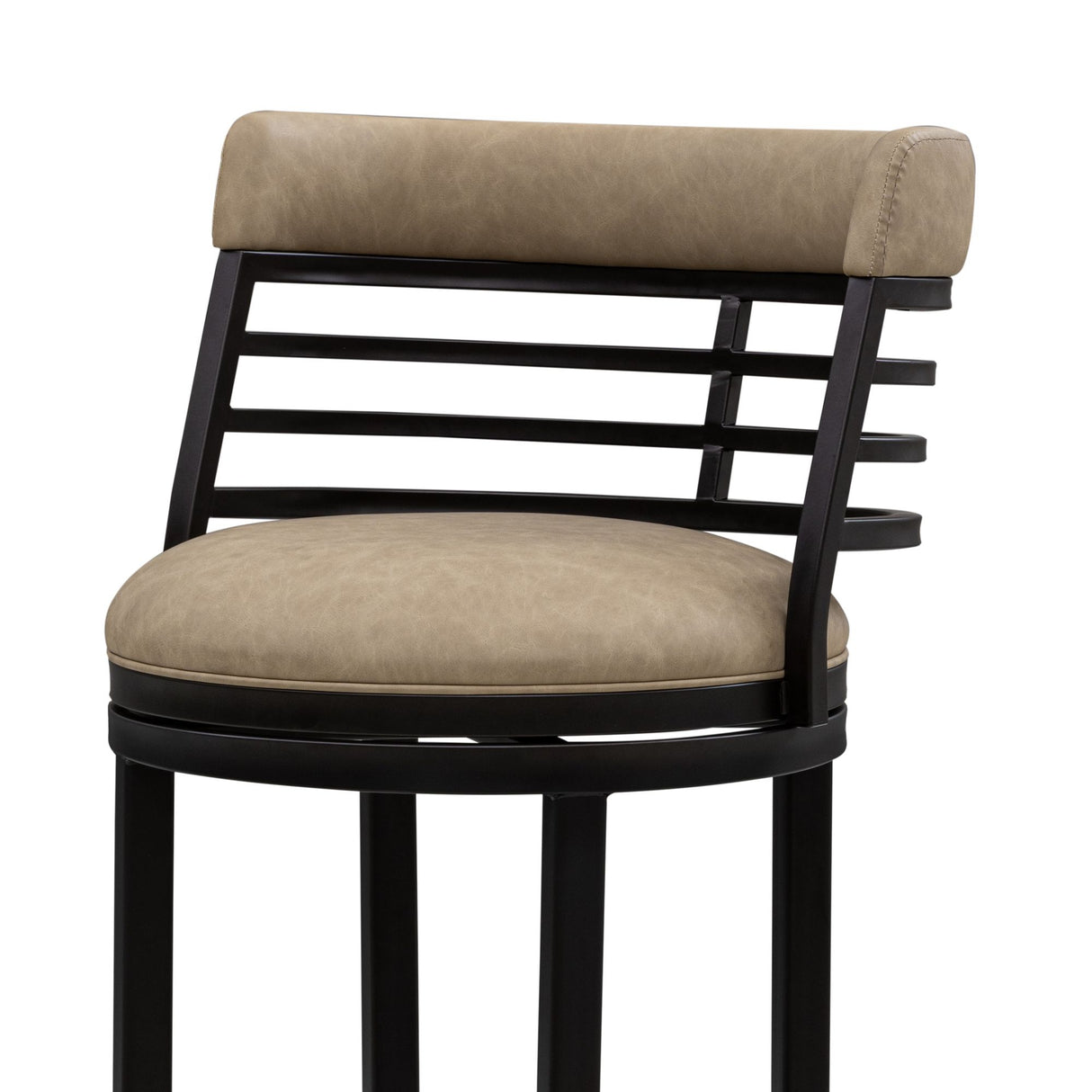 Telia - Upholstered Swivel Counter Height Barstool