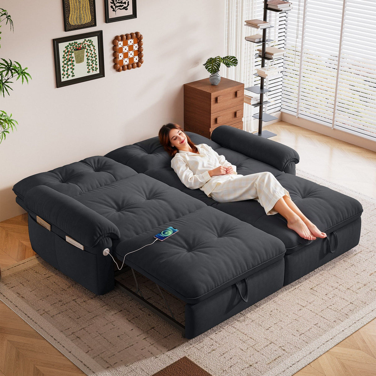 Convertible Cloud Like Sofa Bed