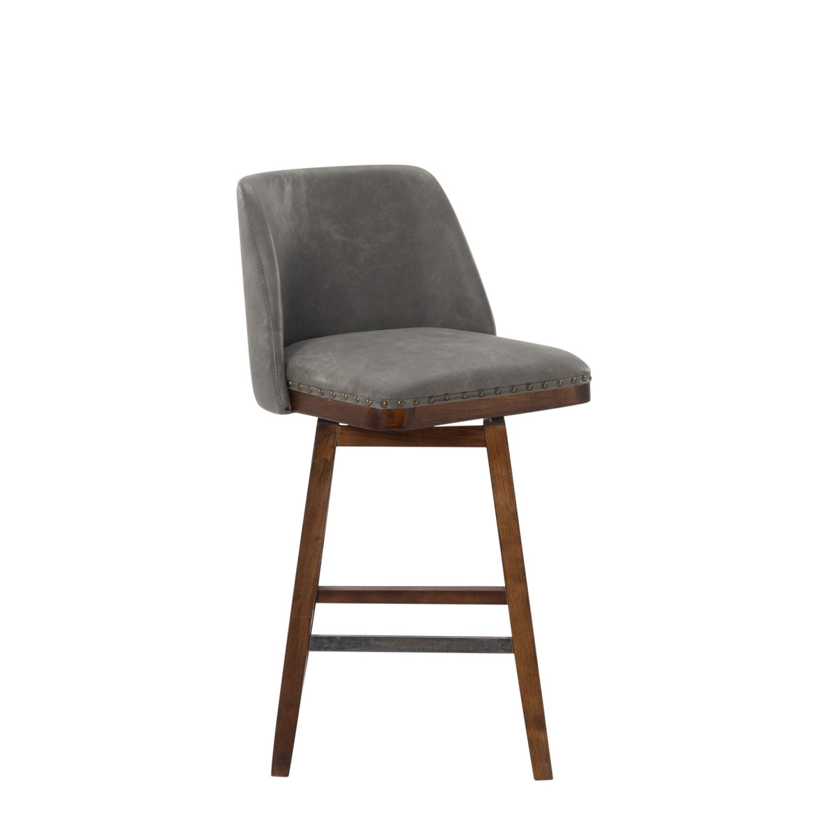 360° Swivel Bar Stool, Counter Height Kitchen Island Chair