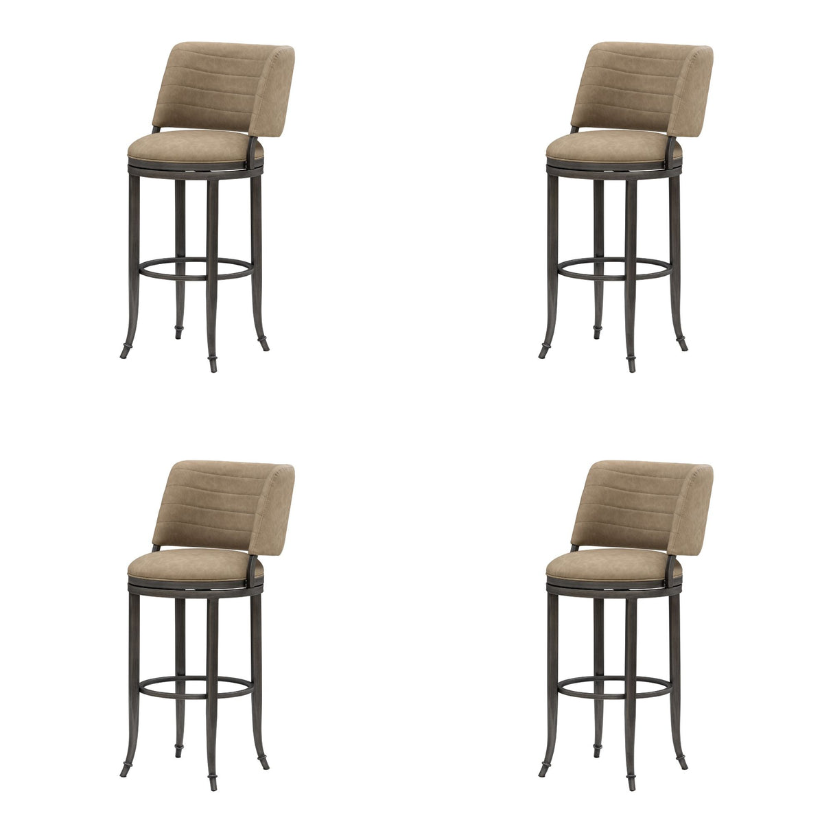 Torres - Upholstered Swivel Barstool