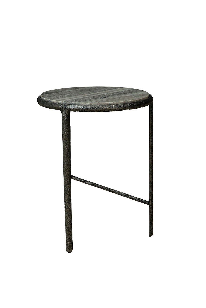 Ferris - End Table - Gray / Black
