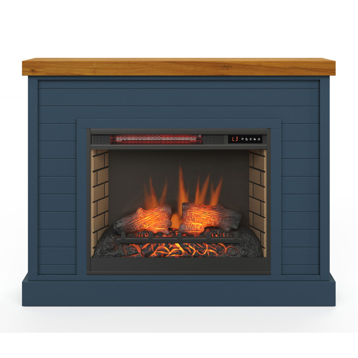 48" Fireplace With Mantel