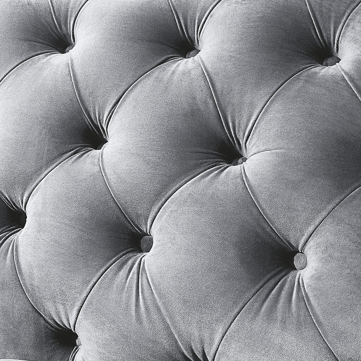 Accent Chair With Button Tufted Diamond Grid & 1 Pillow For Living Room