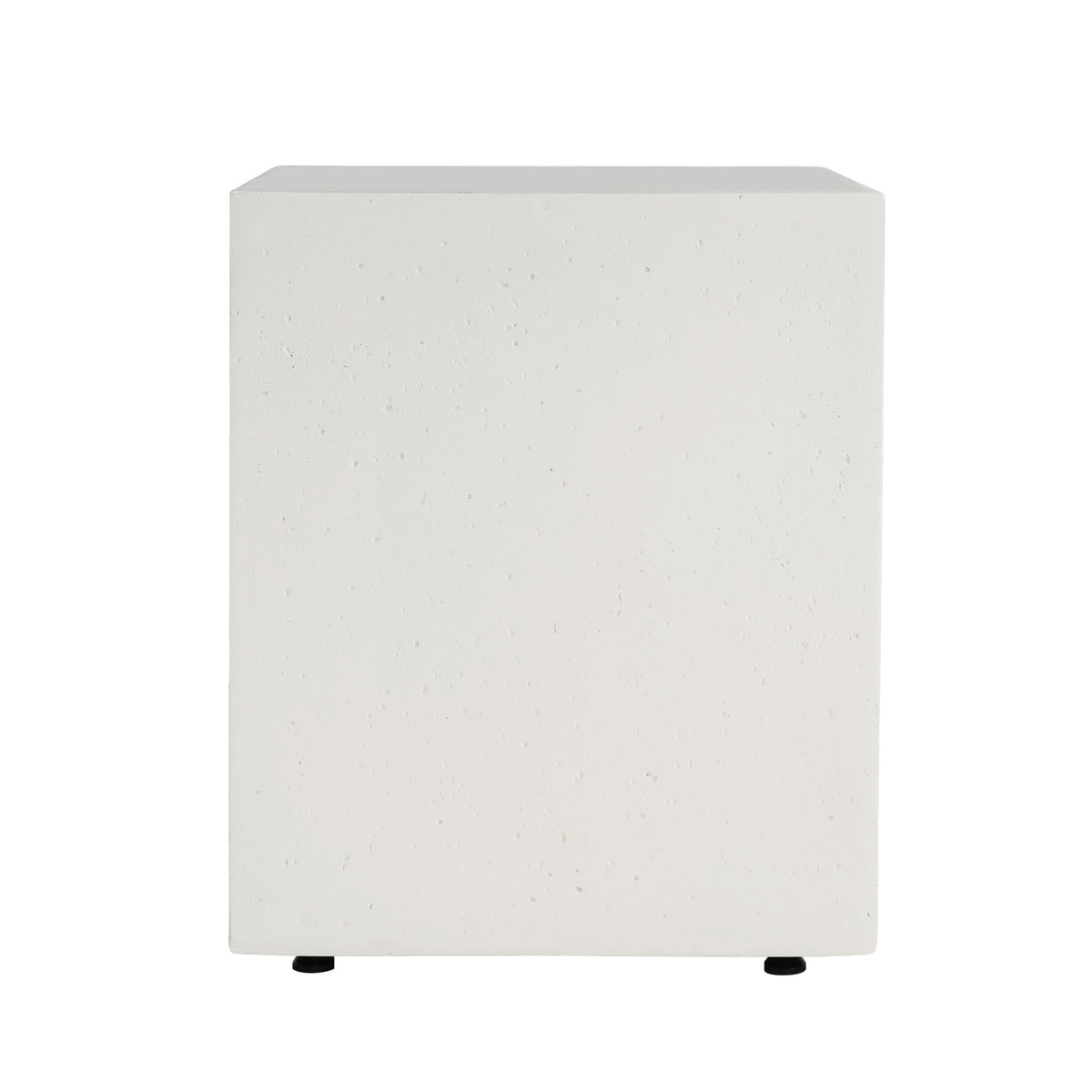 Modern Style Tank Holder / Side Table weight Concrete - White