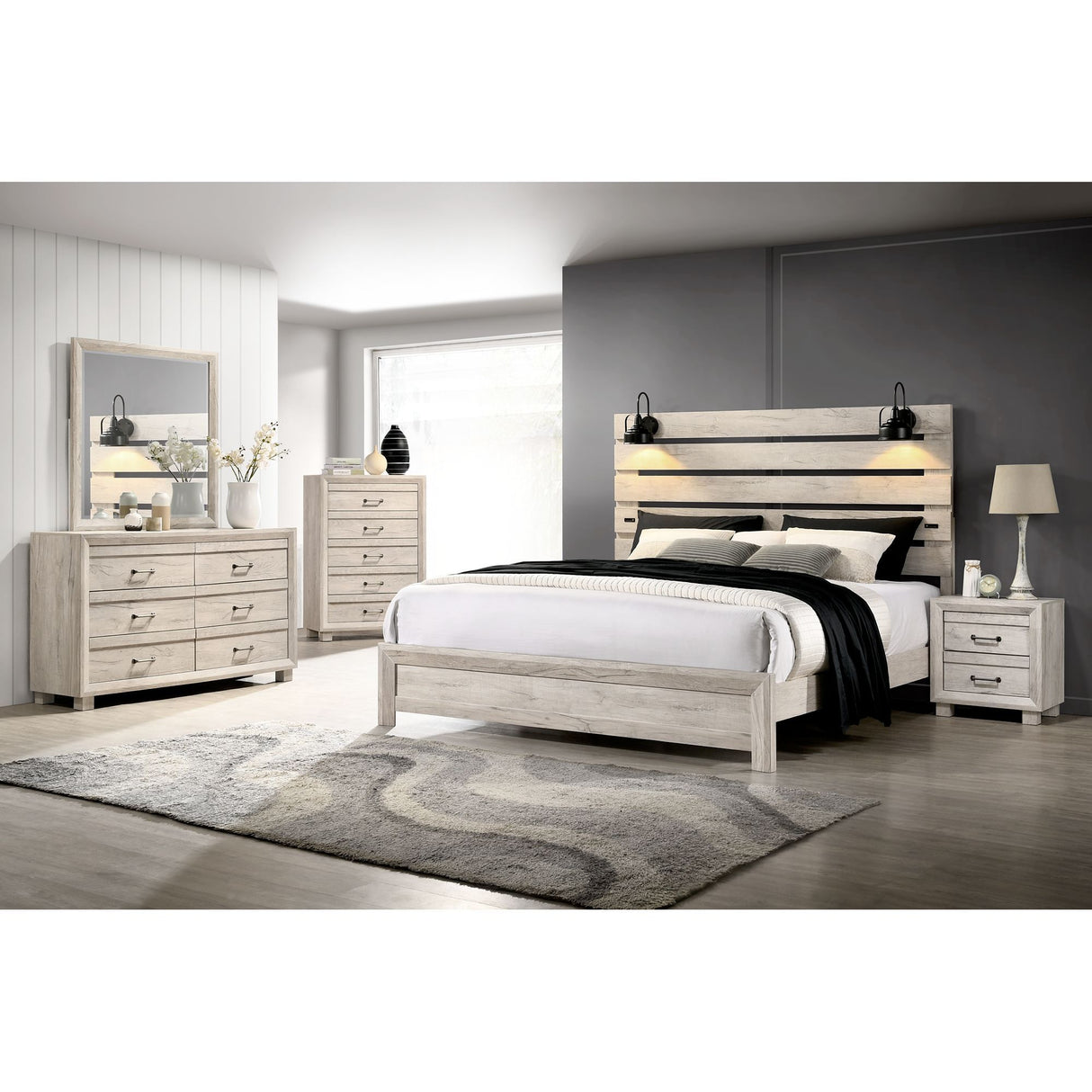 Fort Worth - Bed with Lights & USB
