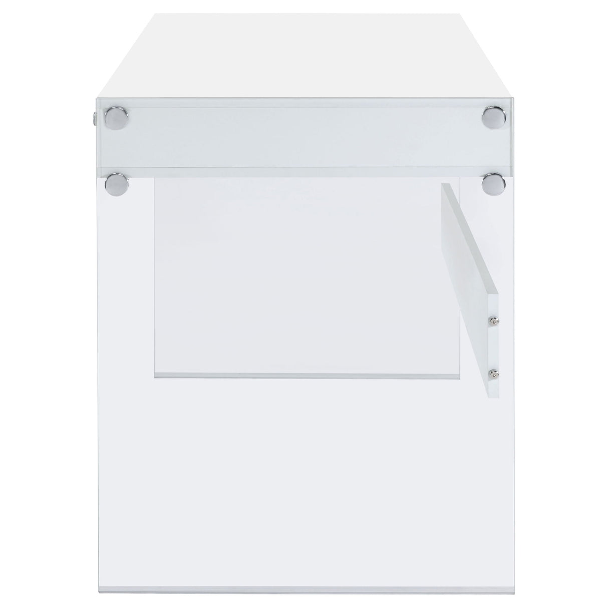 Barretta - 2 Drawer Writing Desk - Gloss White