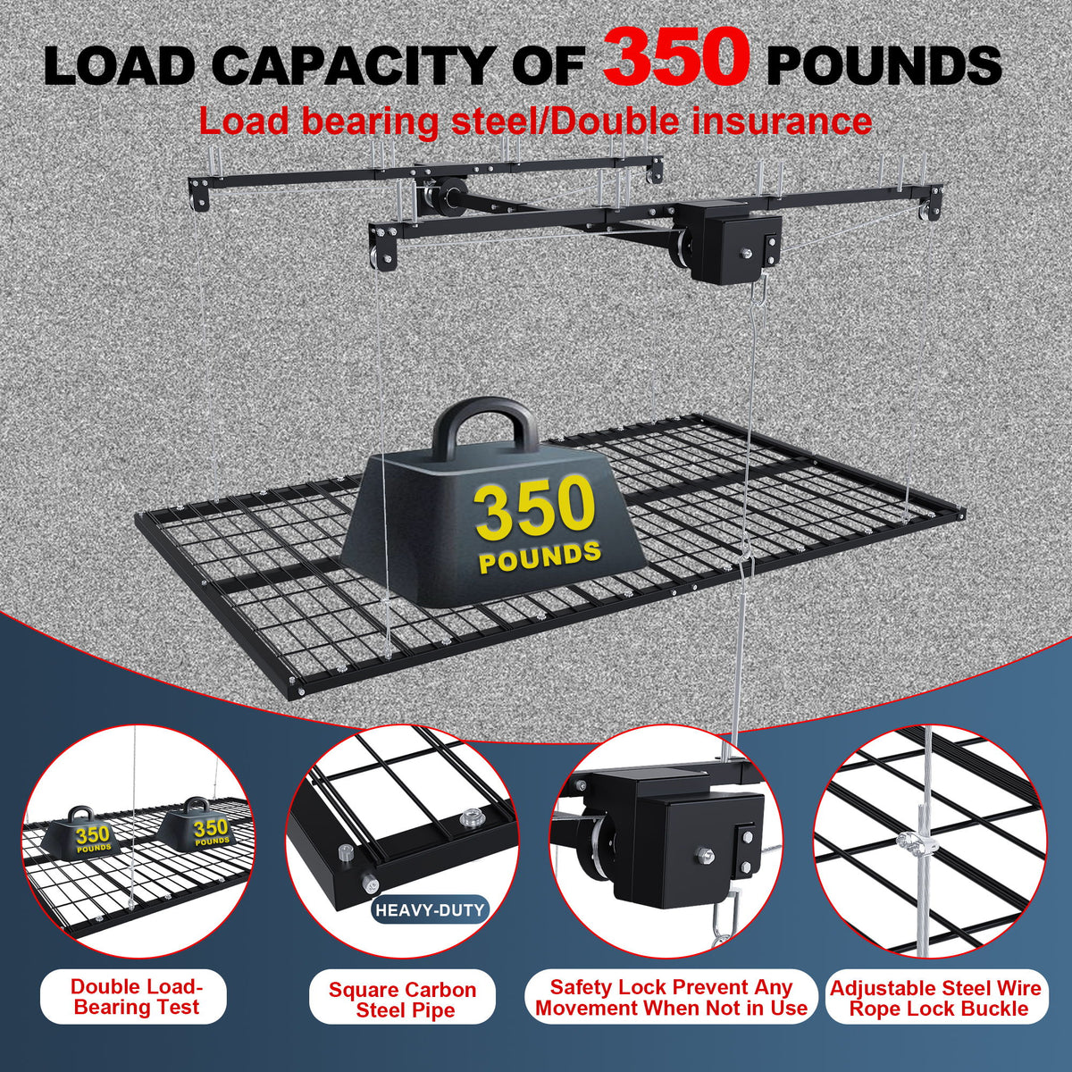 Overhead Garage Storage Rack