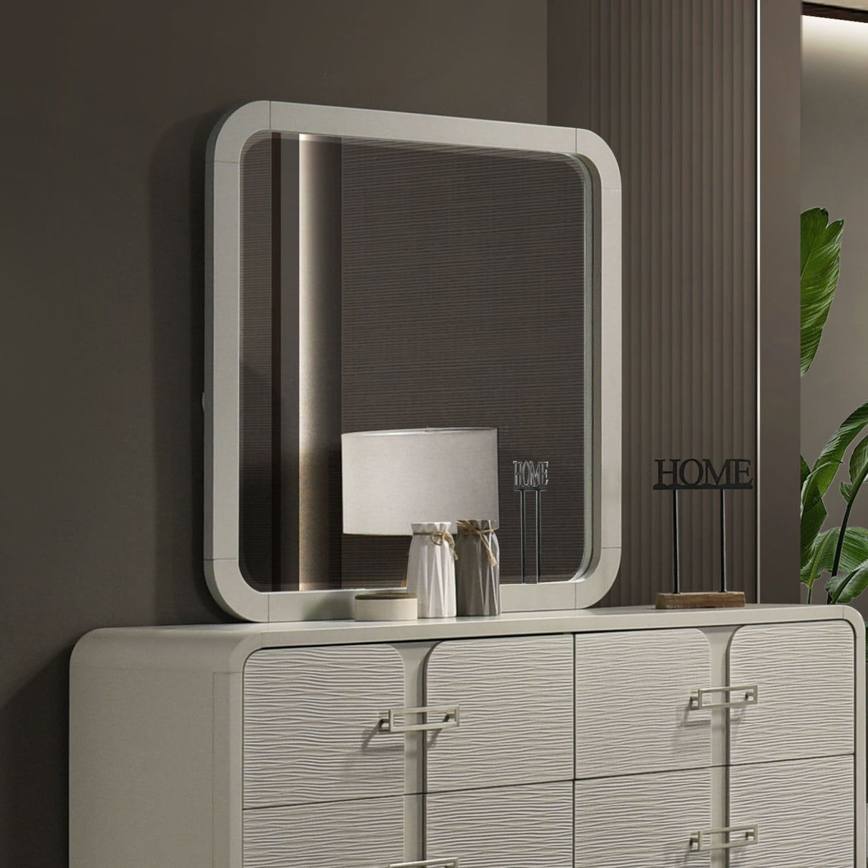 Aria - Mirror - Beige