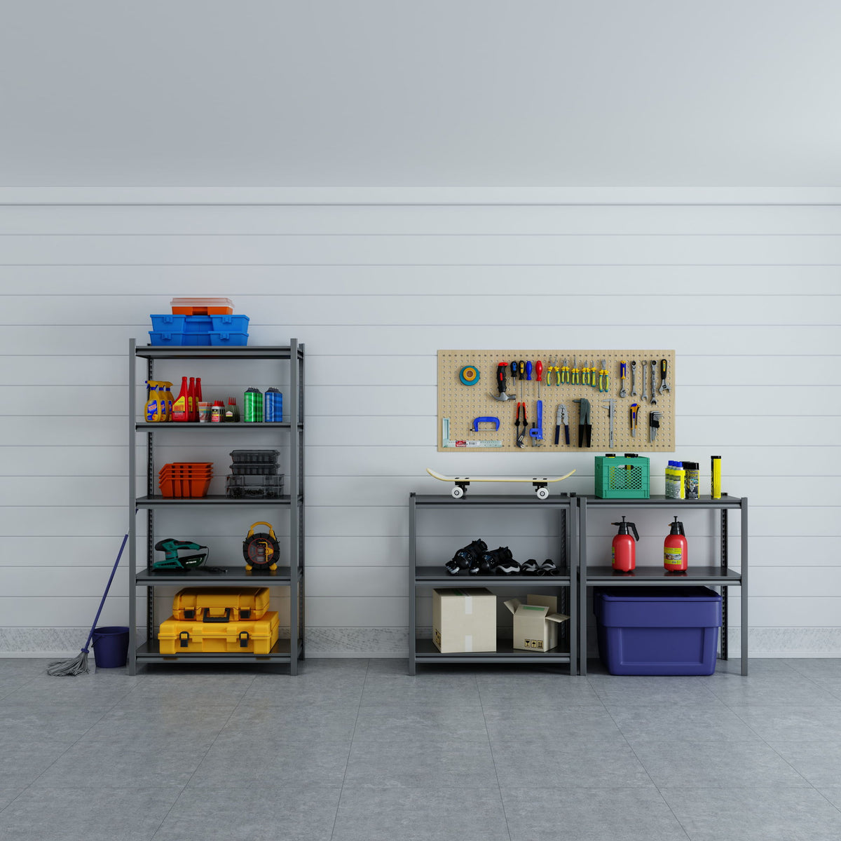 Adjustable Height Storage Shelving Units