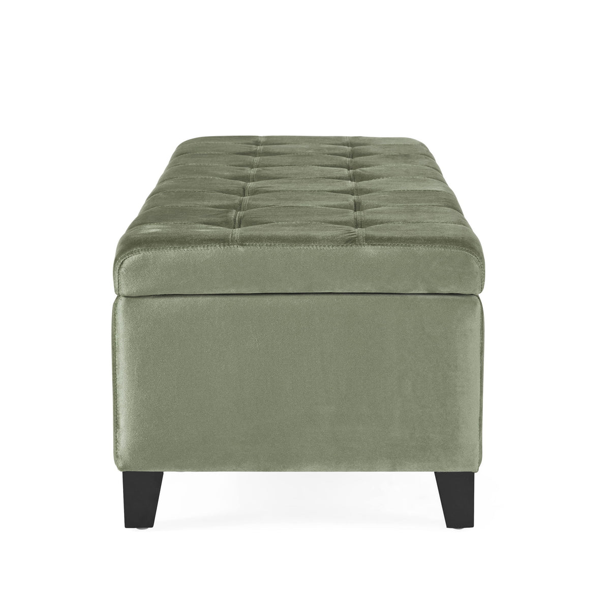 Wendover - Elegant Tufted Storage Bench With Lift-Up Top And Birch Wood Legs