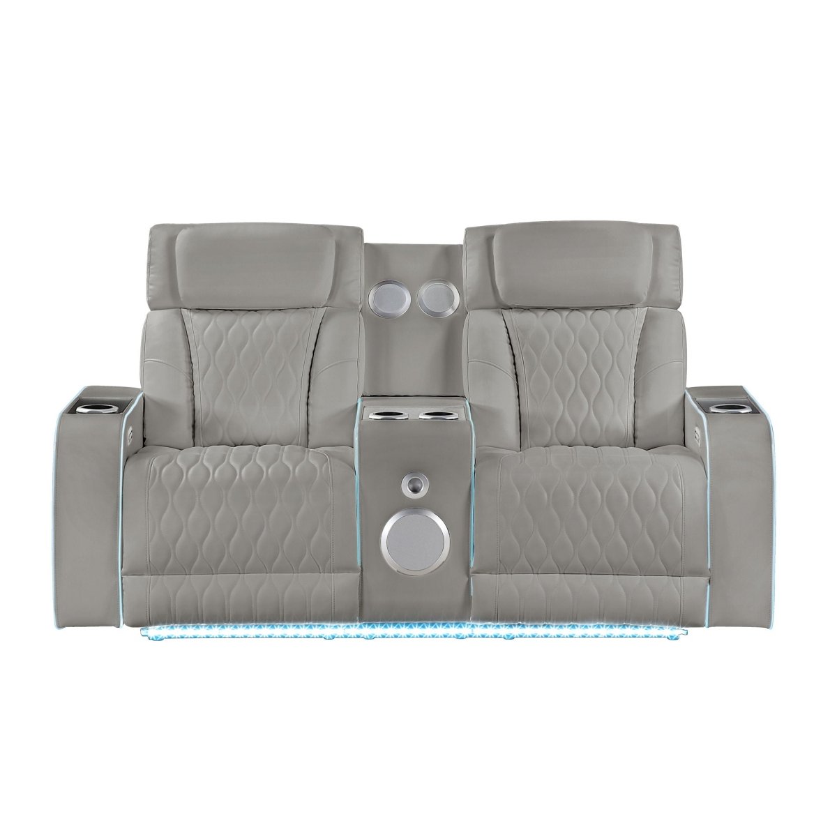 Electra - Power Reclining Set With Power Headrests, Massage And LED Lighting - 3 Piece Living Room Sets available at Alpine Outlets in Denver