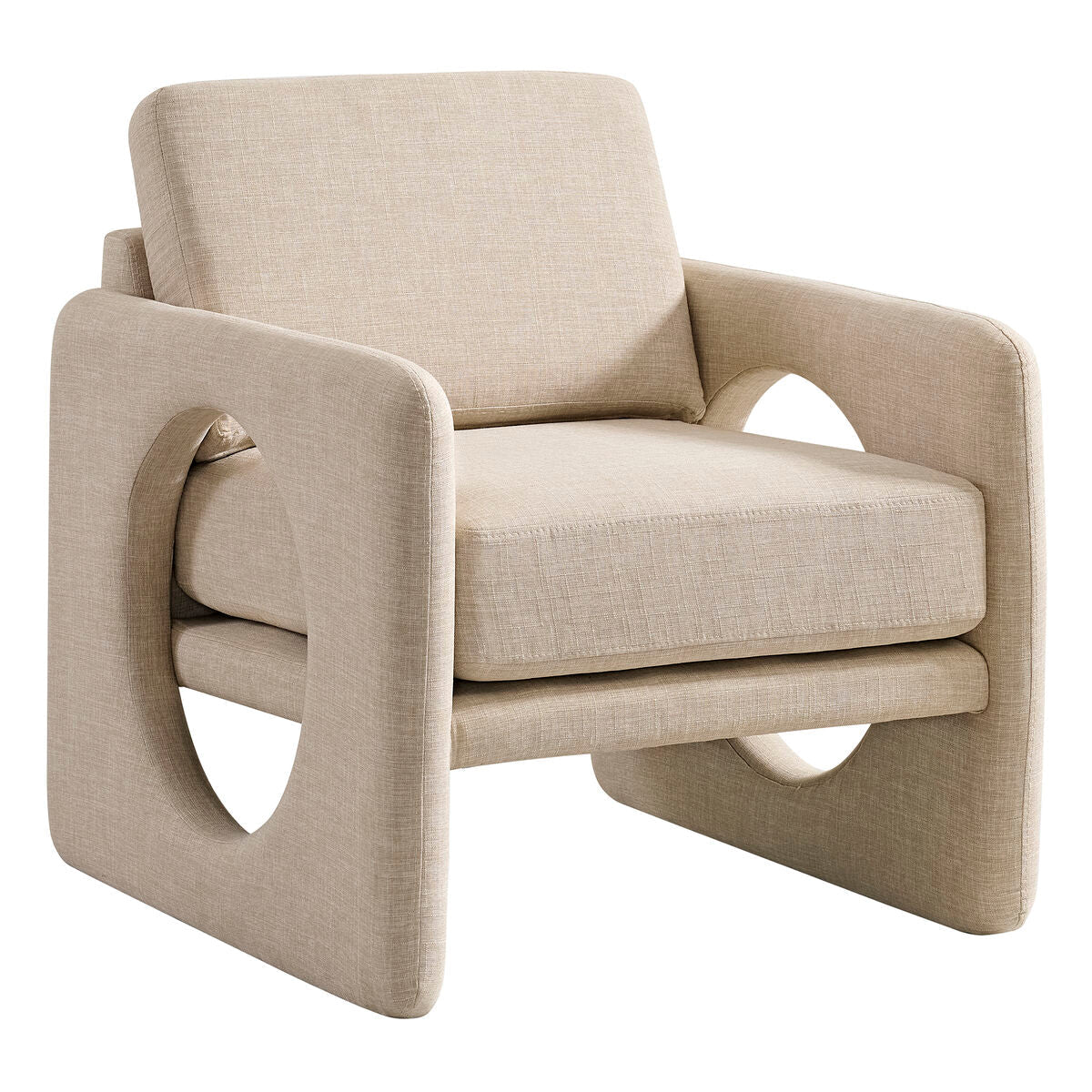 Elements Brody Carmen Cocoa Accent Chair - Living Room Furniture - Alpine Outlets