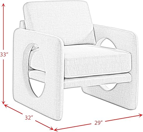 Elements Brody Carmen Cocoa Accent Chair - Living Room Furniture - Alpine Outlets