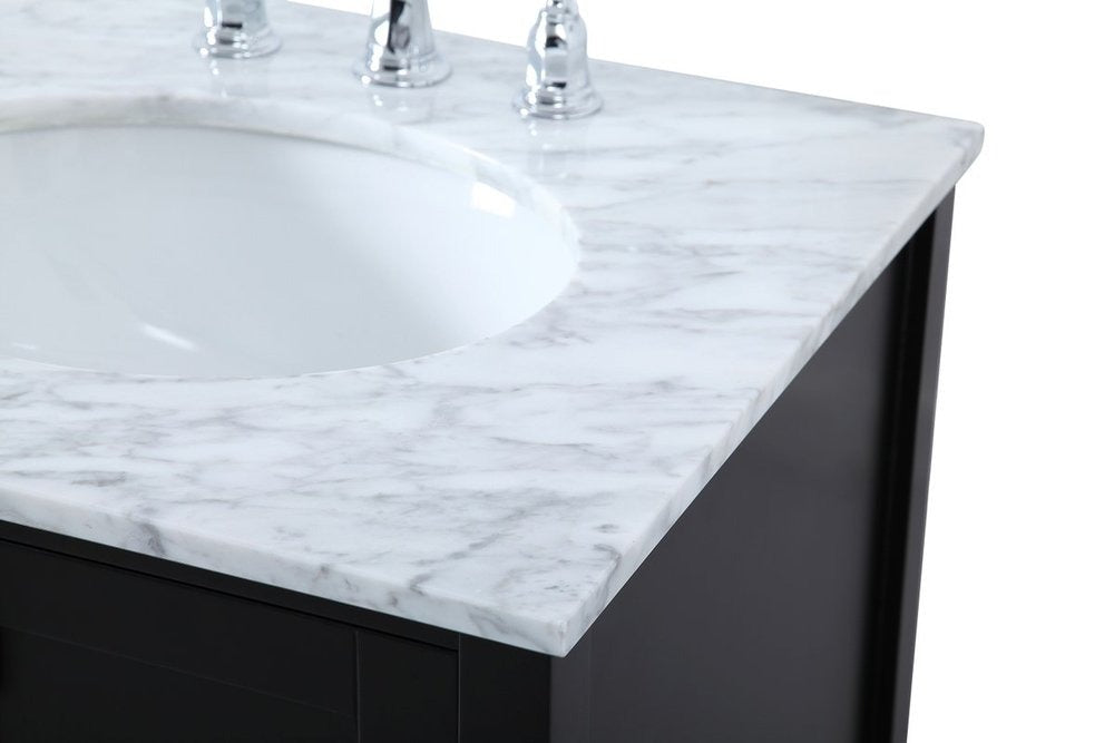 Erina 60 inch Double Bathroom Vanity in Black - 🟢 Bathroom Vanities available at Alpine Outlets in Denver
