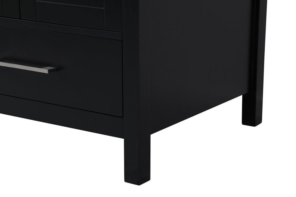 Erina 60 inch Double Bathroom Vanity in Black - 🟢 Bathroom Vanities available at Alpine Outlets in Denver