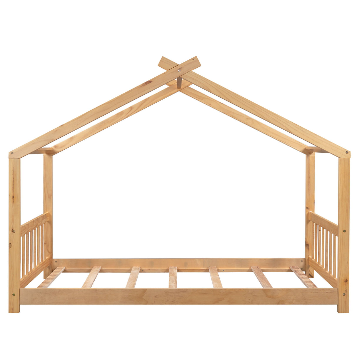 House Platform Bed With Headboard And Footboard, Roof Design