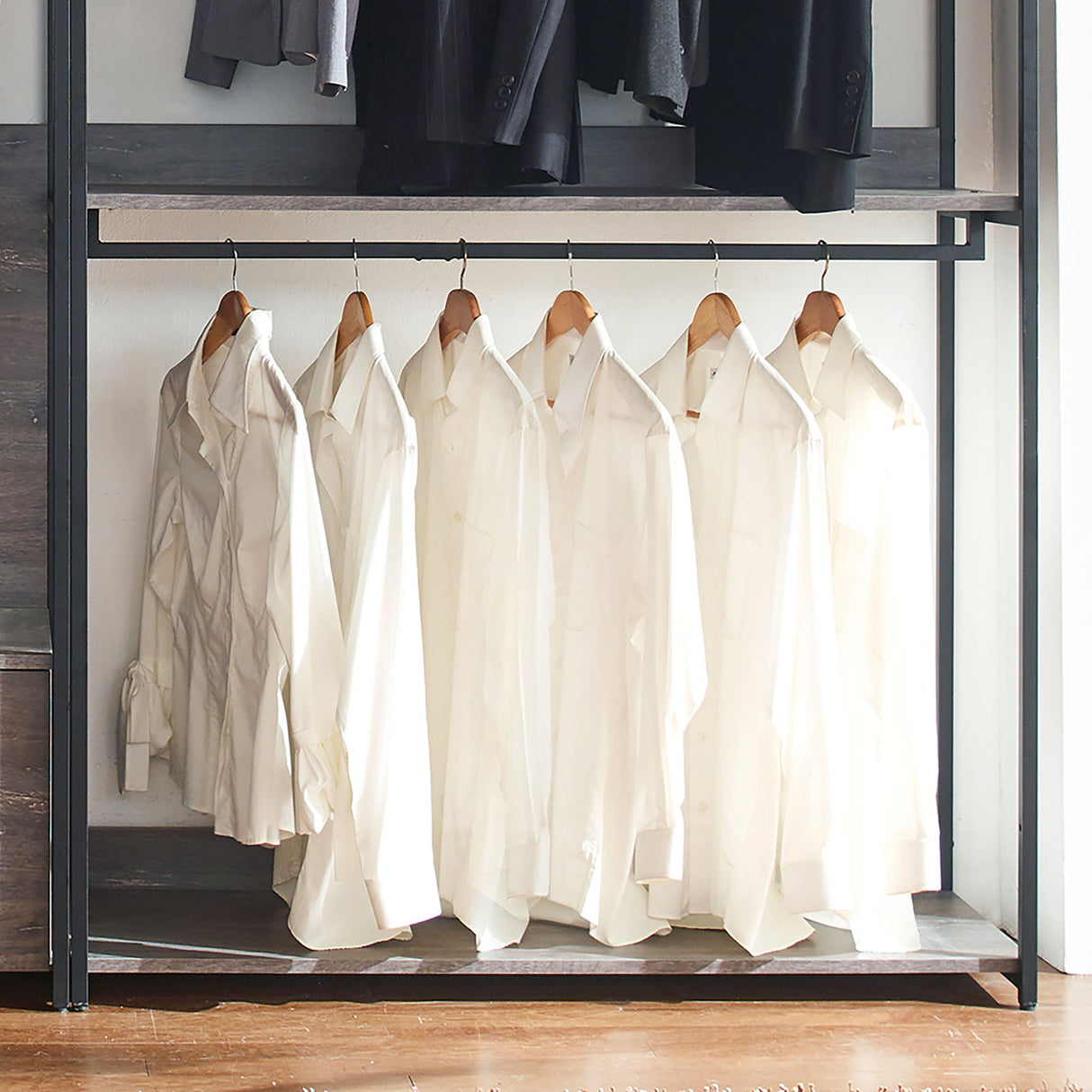 Monica - Walk-In Closet System & Modular Design - Rustic