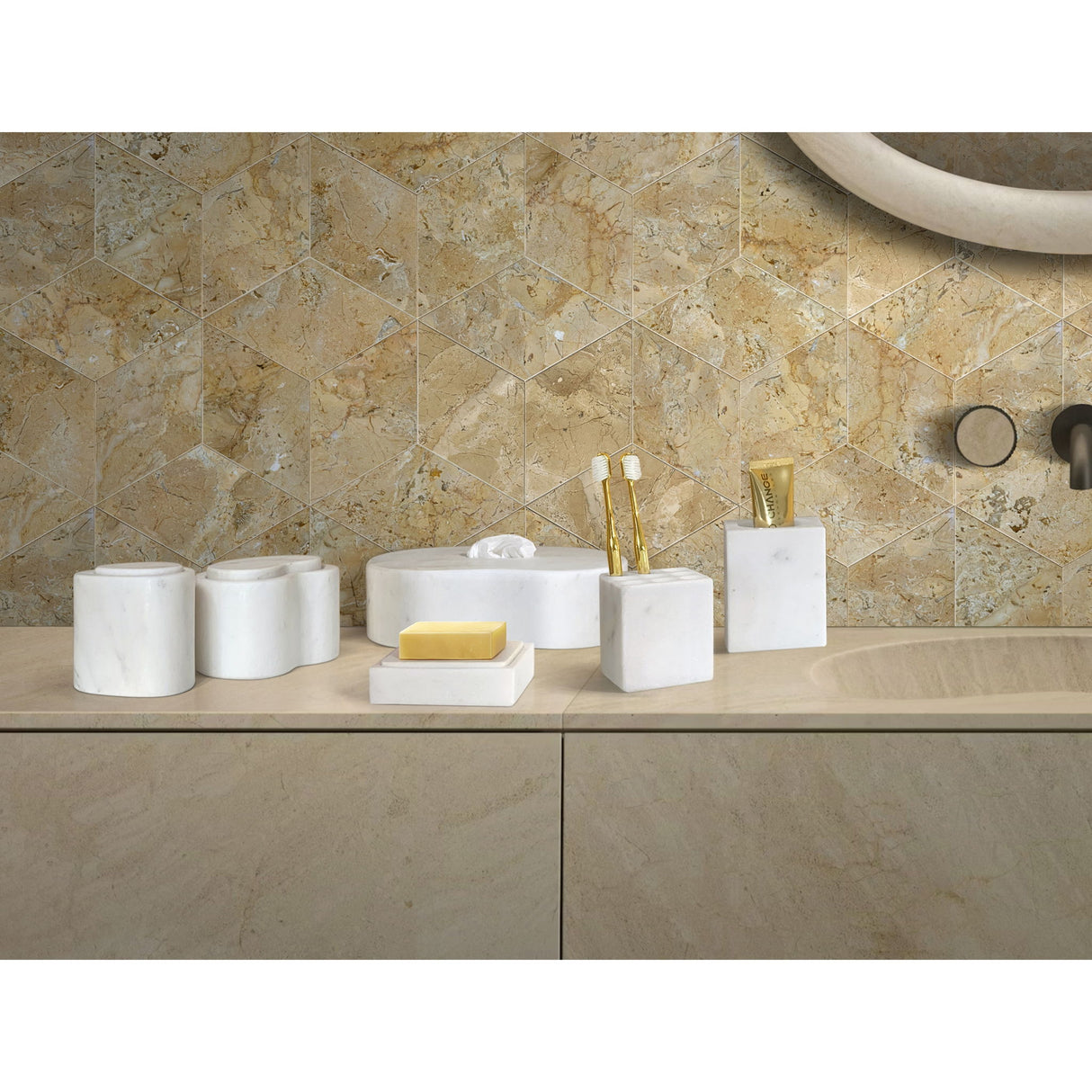 Elegant Bathroom Accessories Set