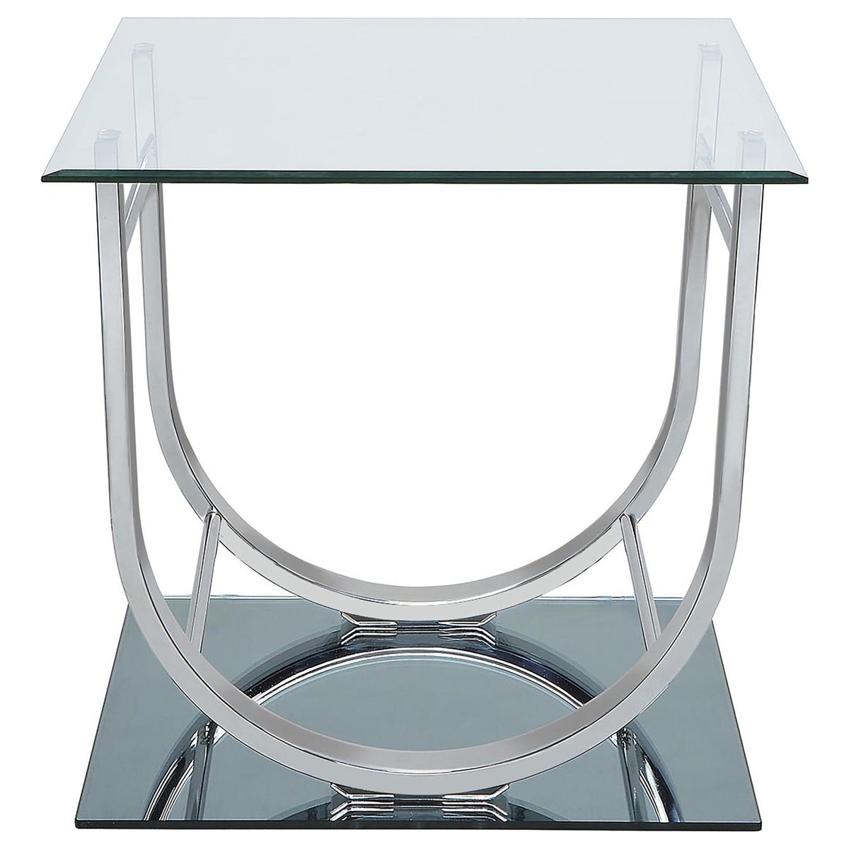 Garrett - 2 Piece Coffee Table Set - Chrome