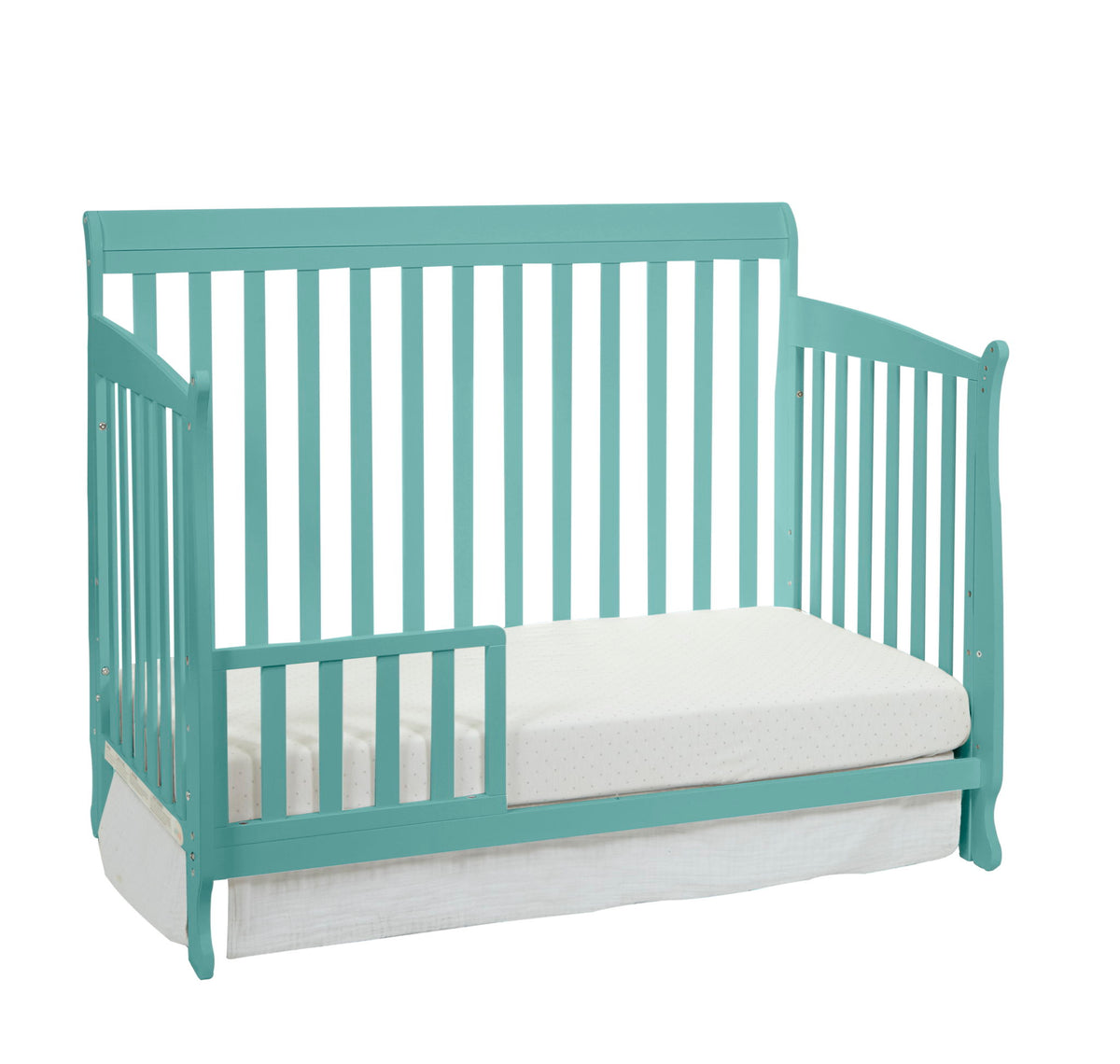 Riley - 4 In 1 Convertible Crib - Turquoise