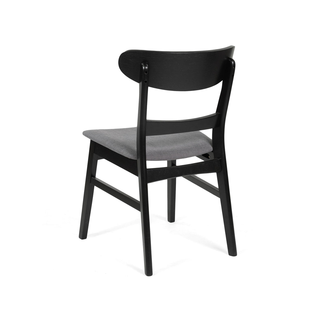 Dining Chair With Upholstered Seat - Dark Gray